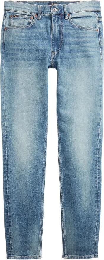 Polo Ralph Lauren Skinny High-Waisted Jeans met Opvallende Details Blauw Heren - Foto 4