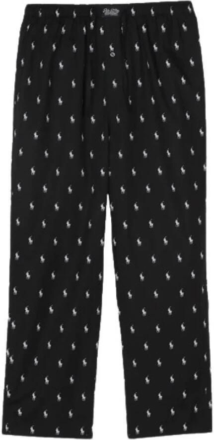 Polo Ralph Lauren Underwear Pyjamabroek met all-over logo model 'WOVEN'
