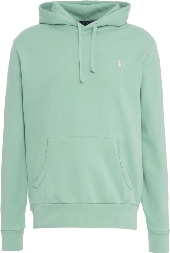 Polo Ralph Lauren Turquoise Geborduurde Hoodie Casual Stijl Green Heren - Foto 3