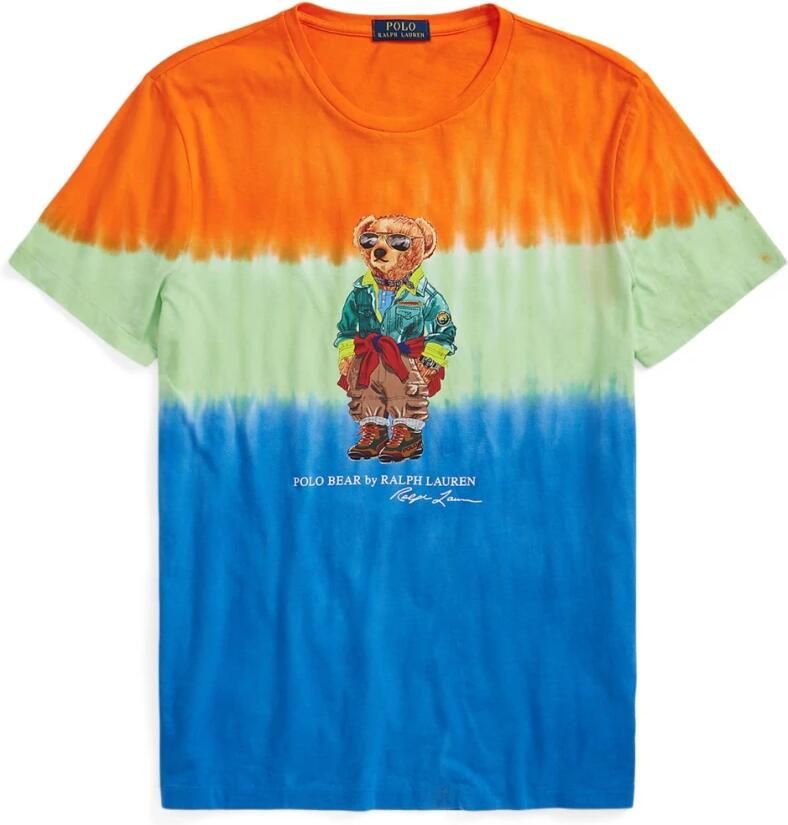 Polo Ralph Lauren Tye Dye Bear Logo T-Shirt Multicolor Heren - Foto 5