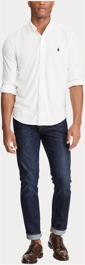 Polo Ralph Lauren Overhemd Lange Mouw CHEMISE AJUSTEE COL BOUTONNE EN POLO FEATHERWEIGHT - Foto 13