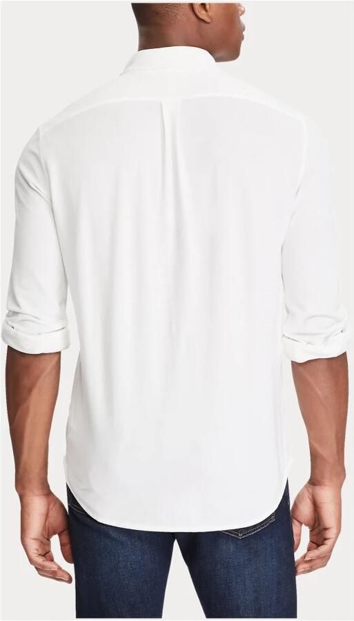 Polo Ralph Lauren Overhemd Lange Mouw CHEMISE AJUSTEE COL BOUTONNE EN POLO FEATHERWEIGHT - Foto 8