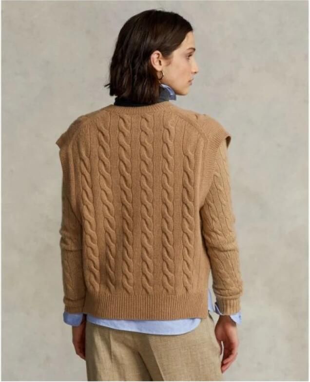 Polo Ralph Lauren Spencer met kabelpatroon model 'AUTHENTIC' - Foto 3