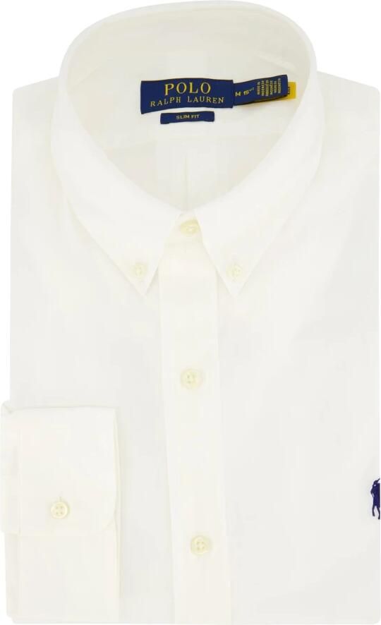 Ralph Lauren Verfijnd Slim-Fit Katoenen Stretch Overhemd White Heren - Foto 11