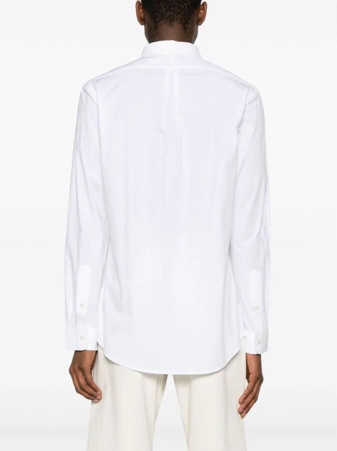 Ralph Lauren Verfijnd Slim-Fit Katoenen Stretch Overhemd White Heren - Foto 5