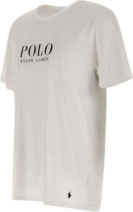 Ralph Lauren Katoenen Crew-neck Tee met Bedrukte Letters en Geborduurd Logo White Heren - Foto 5