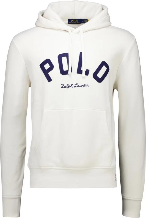 Polo Ralph Lauren Witte Sweatshirt Aw24 Stijlvol Logo Patch White Heren