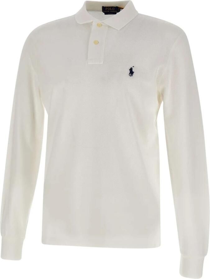 Polo Ralph Lauren Slim fit poloshirt in design met lange mouwen - Foto 5