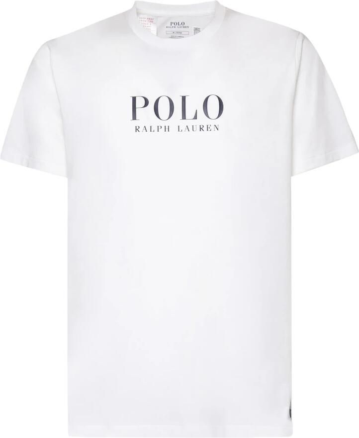 Ralph Lauren Katoenen Crew-neck Tee met Bedrukte Letters en Geborduurd Logo White Heren - Foto 3