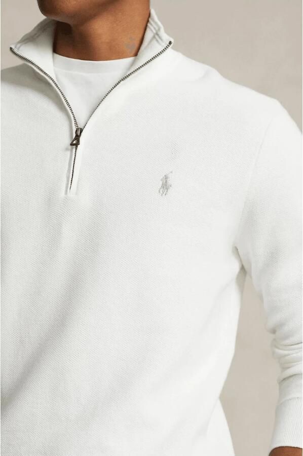 Polo Ralph Lauren Witte Katoenen Truck Sweater White Heren