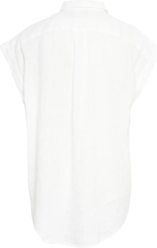 Polo Ralph Lauren Witte Linnen Popover Shirt White Dames - Foto 4