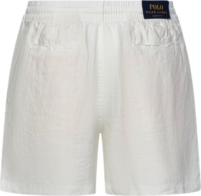 Ralph Lauren Stijlvolle Shorts Cfprepsters-Flat Front White Heren - Foto 2