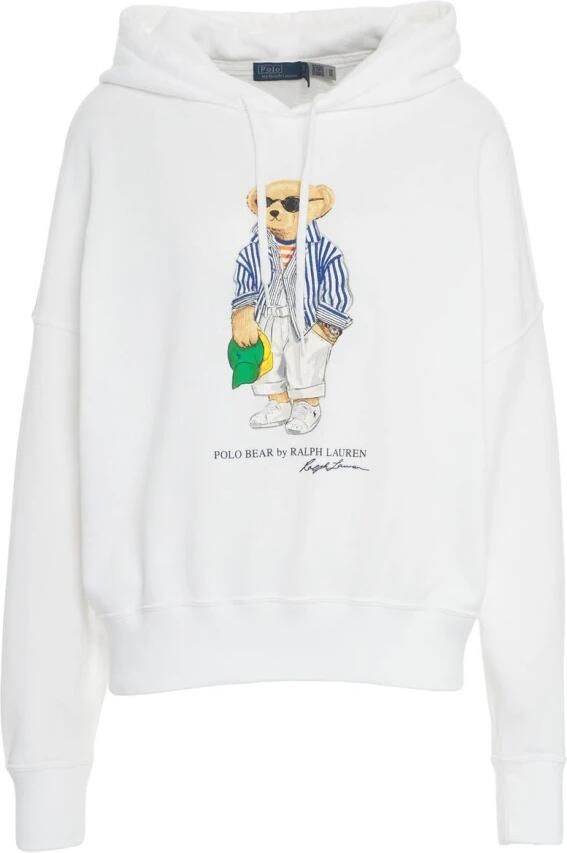 Polo Ralph Lauren Witte Sweatshirt Comfort Stijl Ss25 White Dames - Foto 8