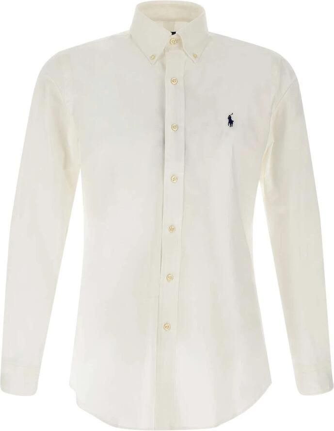 Ralph Lauren Witte Seersucker Overhemd Button-Down Kraag White Heren - Foto 3