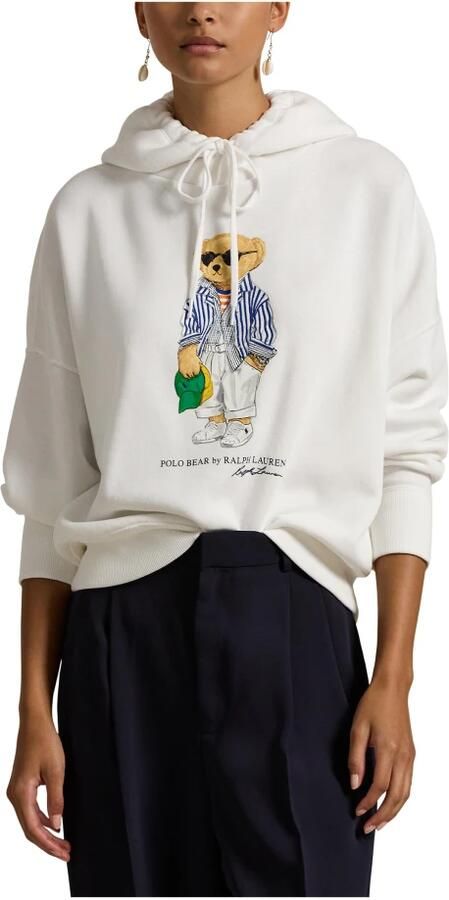 Polo Ralph Lauren Witte Sweatshirt Comfort Stijl Ss25 White Dames - Foto 12