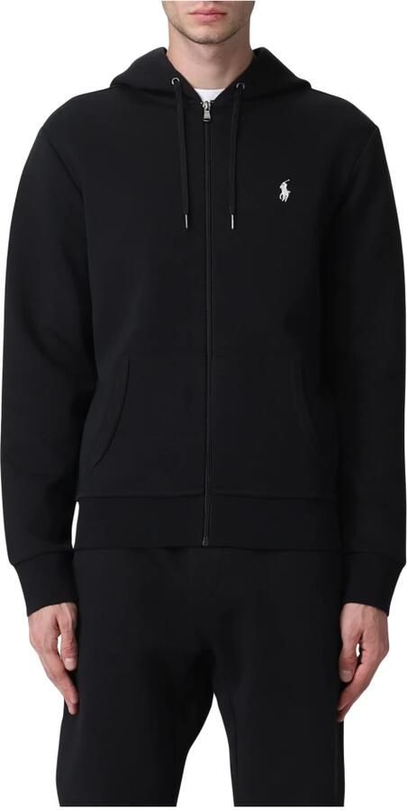 Polo Ralph Lauren Double Knit Fullzip Hoodie Hooded vesten Heren black maat: M beschikbare maaten:S M L XL XXL - Foto 14