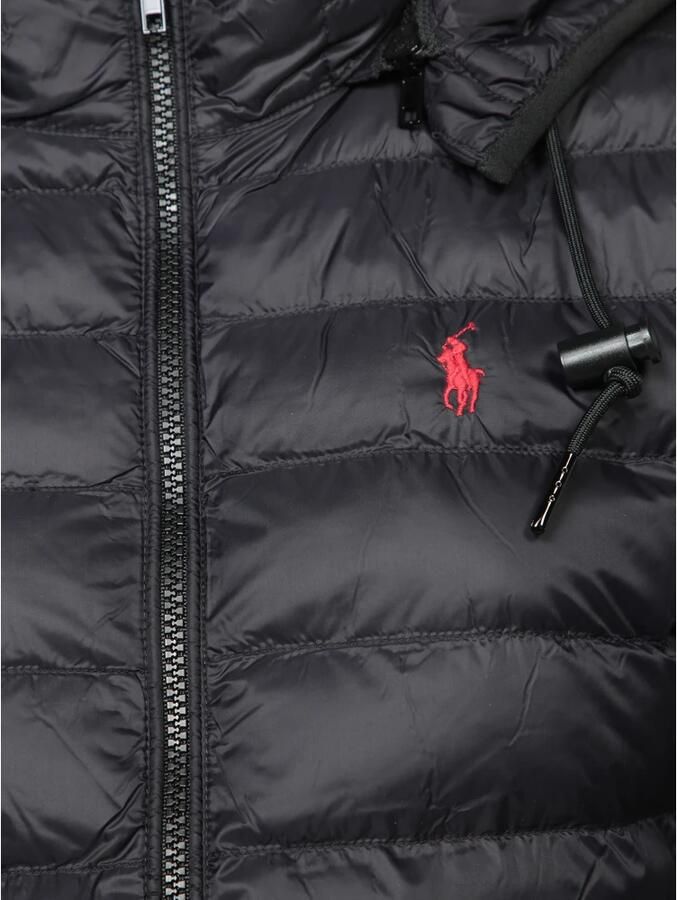 Polo Ralph Lauren Zwarte Gewatteerde Jas voor Vrouwen Black Dames