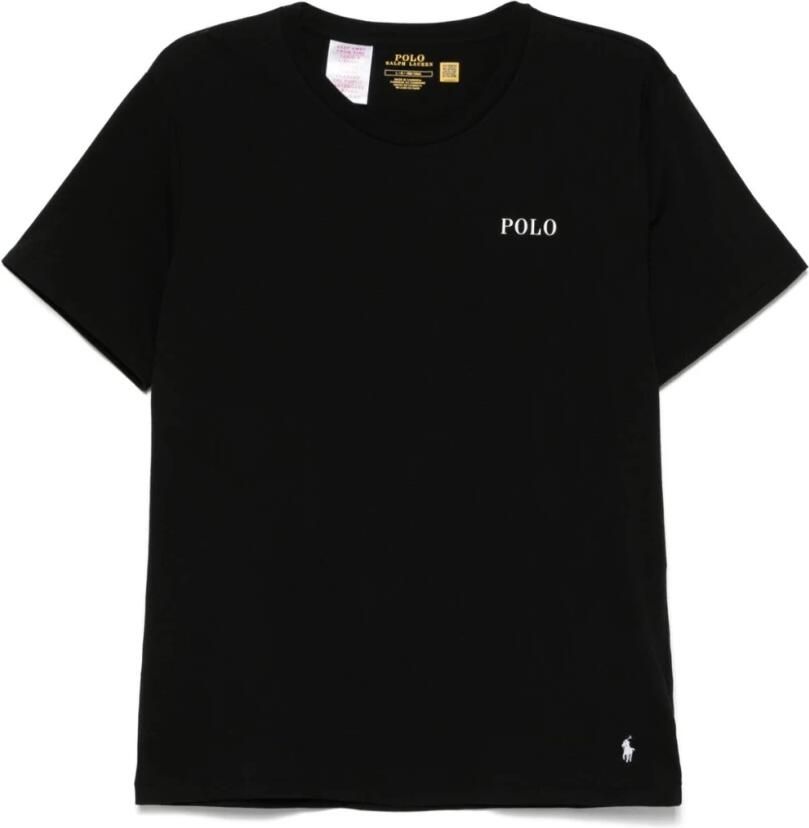 Polo Ralph Lauren Underwear T-shirt met labelprint model 'LIQUID COTTON'