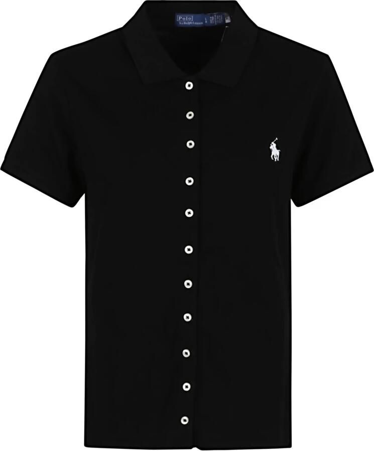Polo Ralph Lauren Zwarte T-shirt voor vrouwen Black Dames