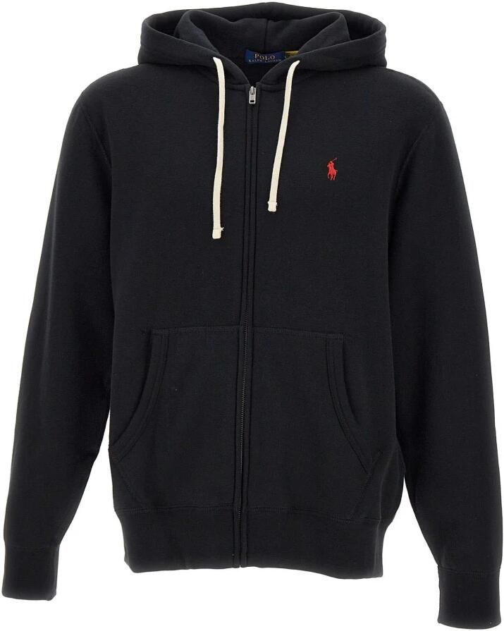 Polo Ralph Lauren Long Sleeve-Knit Fullzip Hoodie Men Hoodies & Sweaters zwart Maat XL Kleding - Foto 6