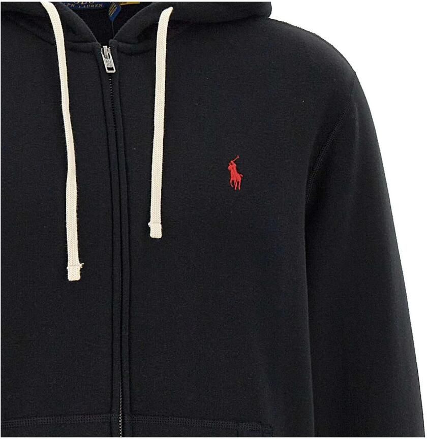 Polo Ralph Lauren Long Sleeve-Knit Fullzip Hoodie Men Hoodies & Sweaters zwart Maat XL Kleding - Foto 5