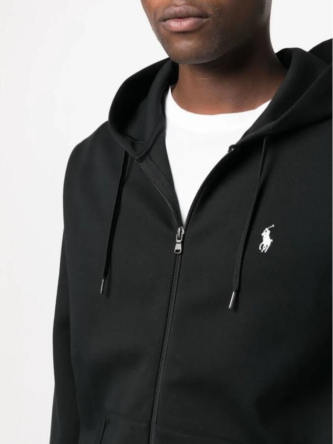 Polo Ralph Lauren Double Knit Fullzip Hoodie Hooded vesten Heren black maat: M beschikbare maaten:S M L XL XXL - Foto 4