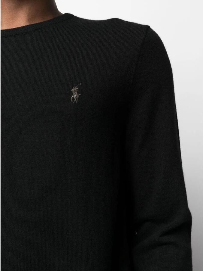 Polo Ralph Lauren Zwarte Sweaters LS CN Pp-Lange Mouwen-Pullover Zwart Heren - Foto 4