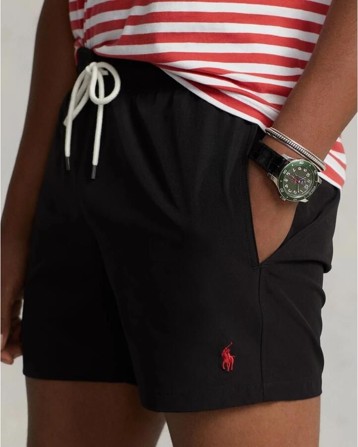 Polo Ralph Lauren Traveler Mid Trunk Sportshorts Heren Black maat: XXL beschikbare maaten:S M L XL XXL - Foto 2
