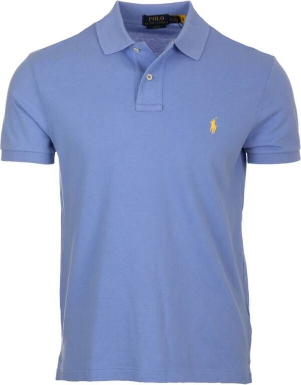 Polo Ralph Lauren Klassieke Blauwe Katoenen Polo Blue Heren