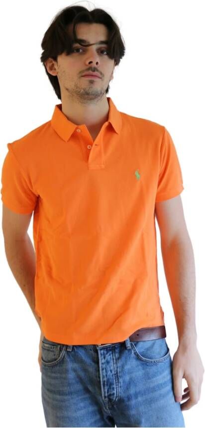 Ralph Lauren Polo Shirt Oranje Heren