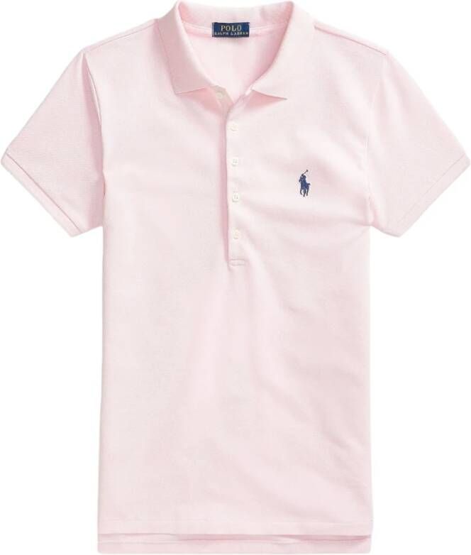 Polo Ralph Lauren Slim fit poloshirt met logostitching model 'JULIE' - Foto 2