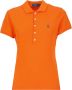 Ralph Lauren Slim Fit Sailing Orange Polo Shirt Orange Dames - Thumbnail 1
