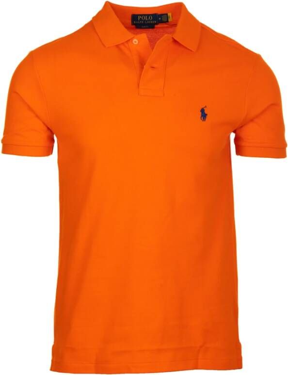 Ralph Lauren Stijlvol T-shirt voor mannen Orange Heren