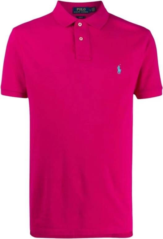 Ralph Lauren Polo Shirts Roze Heren