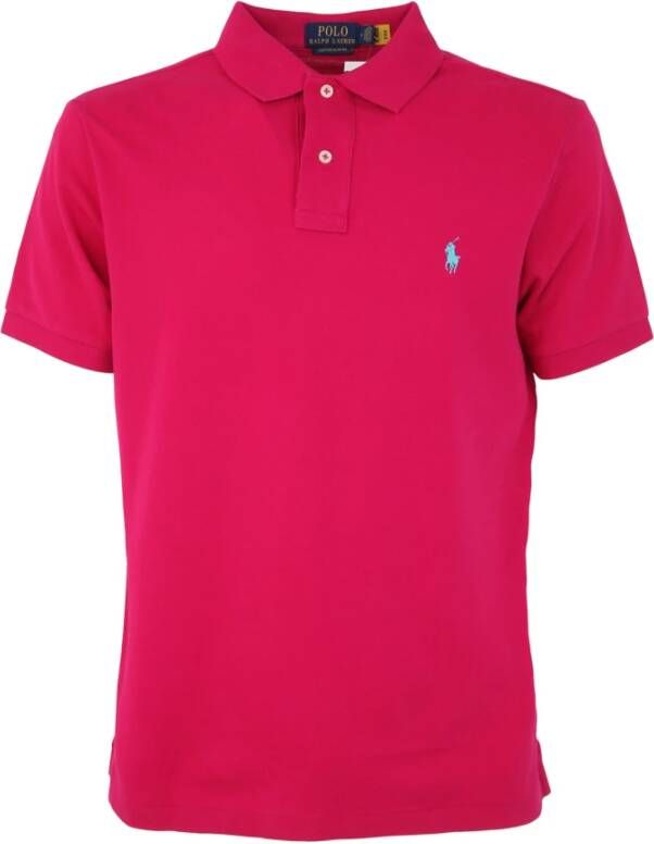 Ralph Lauren Polo Shirts Roze Heren