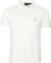 Ralph Lauren Slim Fit Polo Shirt Korte Mouw Ecru Beige Heren - Thumbnail 3