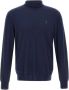 Ralph Lauren Blauwe wollen trui met hoge kraag en geborduurde pony Blue Heren - Thumbnail 3