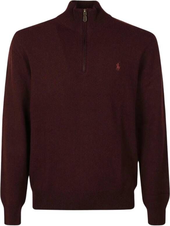 Ralph Lauren Polo trui rits Rood Heren
