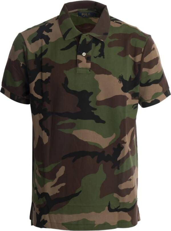 Ralph Lauren Poloshirt Bruin Heren