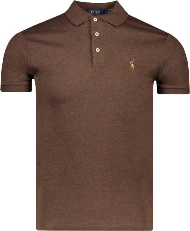 Ralph Lauren Poloshirt Bruin Heren