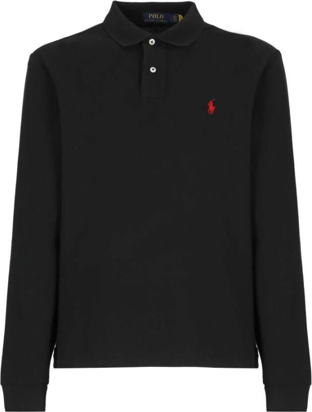 Polo Ralph Lauren Slim fit poloshirt in design met lange mouwen - Foto 6