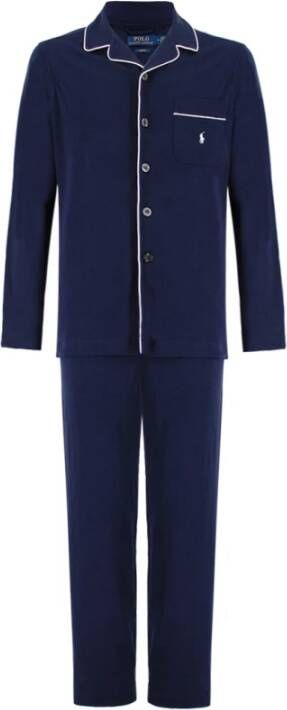 Polo Ralph Lauren Underwear Pyjama met reverskraag model 'INTERLOCK'