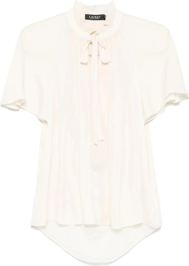 Lauren Ralph Lauren Blouseshirt met plissévouwen model 'ADAR' - Foto 2