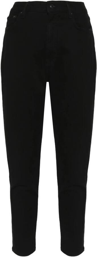 Lauren Ralph Lauren high waist skinny jeans black denim
