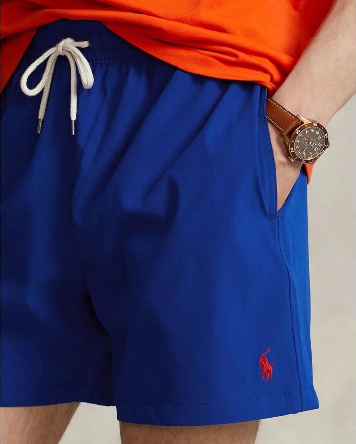 Ralph Lauren Gerecyclede Polyester Zwembroek met Elastische Tailleband Blue Heren - Foto 3