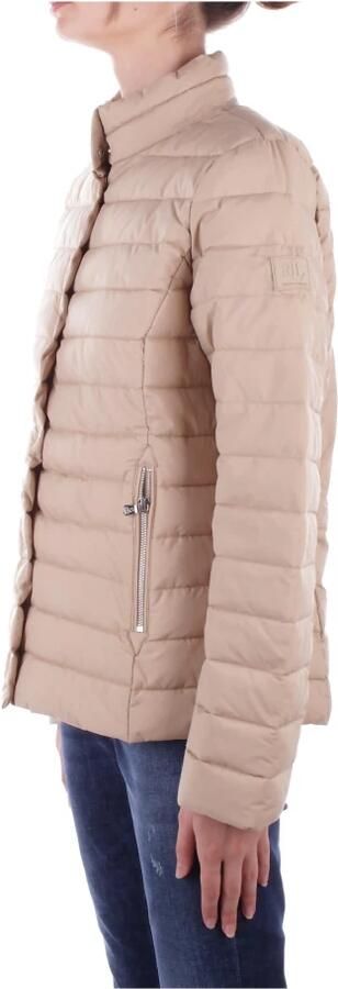 Ralph Lauren Beige Jas met Logo Rits en Zakken met Knopen Beige Dames - Foto 4
