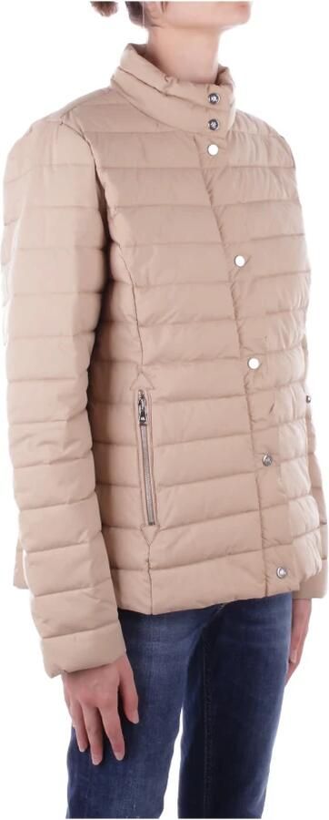 Ralph Lauren Beige Jas met Logo Rits en Zakken met Knopen Beige Dames - Foto 3