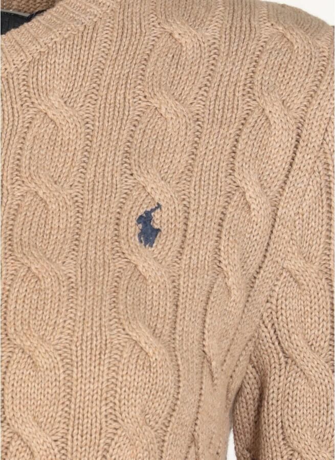 Polo Ralph Lauren Bruine Sweater met Handtekening Borduurwerk Brown Dames - Foto 2