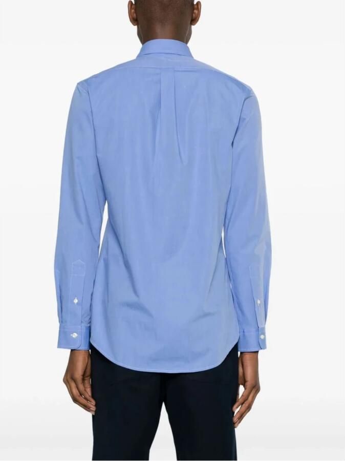Polo Ralph Lauren Blauw sportoverhemd met lange mouwen Blue Heren - Foto 7