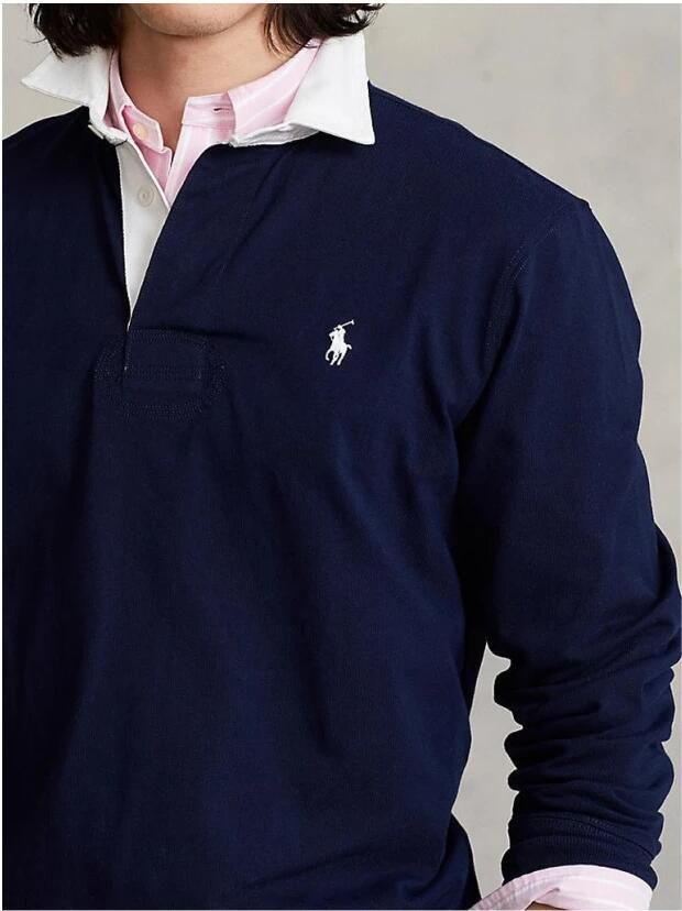 Polo Ralph Lauren Ralph Lauren polo donkerblauw lange mouwen Classic Fit - Foto 3
